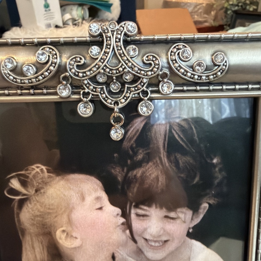 Vtg Burns Of Boston Carr 5x7 Chandelier Topper Frame NIB - Picture 3 of 7